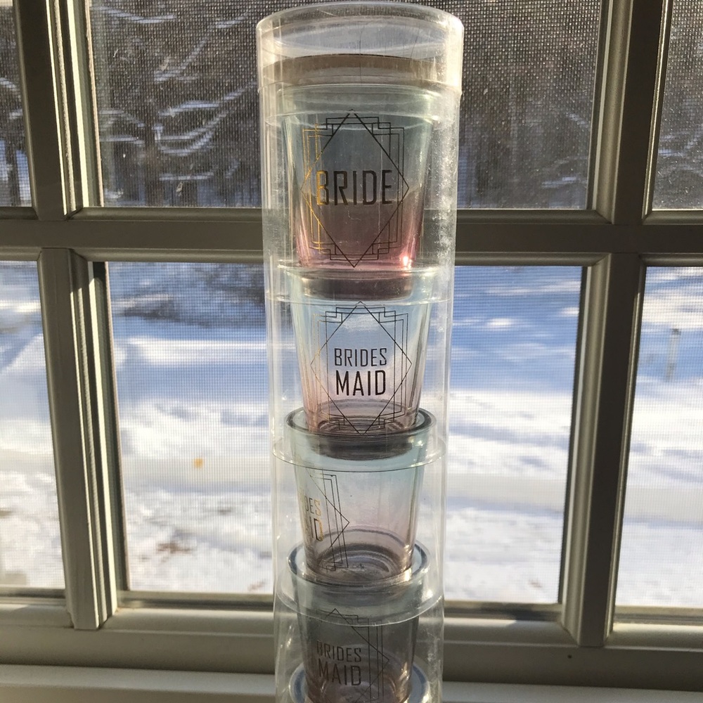 Bridesmaid Shot Glass Set